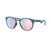 Oakley Homme Sunglass HSTN - Couleur du Monture: Vert balsam mat, Couleur de Lentille: Prizm Snow Saphir