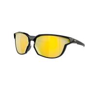 Oakley Homme Sunglass Kaast - Couleur du Monture: Encre de chine noire, Couleur de Lentille: Prizm 24K