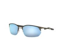 Oakley Homme Sunglass OO4145 Wire Tap 2.0 - Couleur du Monture: Plomb satiné, Couleur de Lentille: Prizm Deep Water Polarized