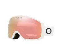 Oakley Homme Sunglass OO7105 Flight Tracker M Snow Goggles - Couleur du Monture: Blanc mat, Couleur de Lentille: Prizm Rose Gold Iridium