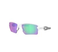 Oakley Homme Sunglass OO9188 Flak® 2.0 XL On The Green Collection - Couleur du Monture: Blanc mat, Couleur de Lentille: Prizm Golf