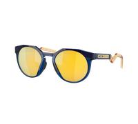 Oakley Homme Sunglass OO9242 Kylian Mbappé Signature Series HSTN - Couleur du Monture: Bleu marine/transparent, Couleur de Lentille: Prizm 24K Polariz