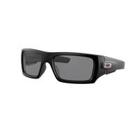 Oakley Homme Sunglass OO9253 Standard Issue Det Cord™ USA Flag Collection - ANSI Z87.1 Stamped - Couleur du Monture: Noir mat, Couleur de Lentille: Gr
