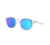 Lunettes Oakley Latch Matte Clear avec verres Prizm Sapphire Polarized