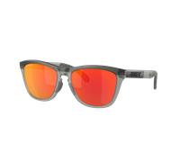 Oakley Homme Sunglass OO9284 Frogskins™ Range - Couleur du Monture: Gris mat fumé/gris encre, Couleur de Lentille: Prizm Rubis