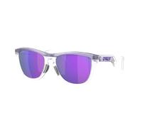Oakley Homme Sunglass OO9289 Frogskins™ Hybrid - Couleur du Monture: Lilas mat/Prizm Clear, Couleur de Lentille: Prizm Violet