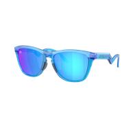 Lunettes Oakley Frogskins Hybrid Fabio Quartararo Signature Series Matte Acid Blue avec verres Prizm Sapphire