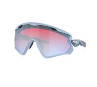 Oakley Homme Sunglass OO9418 Wind Jacket® 2.0 - Couleur du Monture: Matte Translucent Stonewash, Couleur de Lentille: Prizm Snow Saphir
