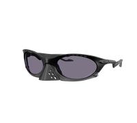 Oakley Homme Sunglass OO9437 Plantaris - Couleur du Monture: Noir mat, Couleur de Lentille: Prizm Gris