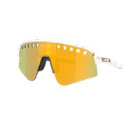 Oakley Homme Sunglass OO9465 Mathieu Van Der Poel Signature Series Sutro Lite Sweep - Couleur du Monture: Éclaboussures Rouge/Or doré, Couleur de Lent