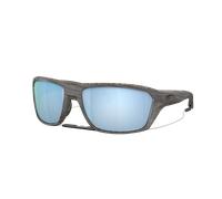 Oakley Homme Sunglass Split Shot Woodgrain Collection - Couleur du Monture: Bois, Couleur de Lentille: Prizm Deep Water Polarized