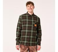 Oakley Homme Tc Skull Flannel Shirt