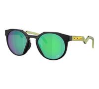 Oakley Homme Oakley OO9242 HSTN 924222 Lunettes de soleil O_Matière Noir Vert Ronde Normale