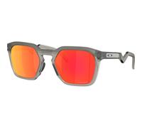 Oakley Lunettes de soleil HSTN SQ (Matte Grey Smoke / Prizm Ruby) Cat.3 54