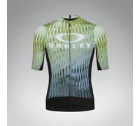Oakley - Icon Training Jersey - Maillot vélo manches courtes homme Green Glitch Print - S