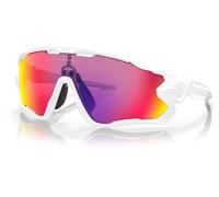 Oakley Jawbreaker Road, lunettes de soleil Blanc Jaune/Violet Réfléchissant Blanc Jaune/Violet Réfléchissant