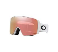 Masque Oakley Line Miner Pro M Blanc Mat avec lentille Prizm Snow Rose + Prizm Snow Sapphire Iridium