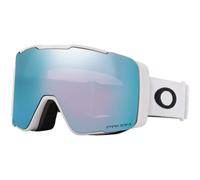 Oakley - Line Miner Pro M Matte White Prizm Sapphire Iridium + Prizm Iced Iridium - Masque de Ski