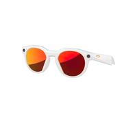 Oakley Lunettes de soleil Meta HSTN OW8002 Unisex Gris Warm Grey verres Prizm Ruby Réf. 0451