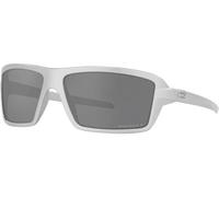 Oakley Lunettes de Soleil Câbles X Argent W/ Prizm Noir Polarisé OO9129-12