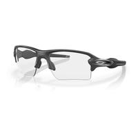 OAKLEY Lunettes de Soleil, FLAK 2.0 XL, Argent ( Acier/Photochromique clair à noir), 59 mm