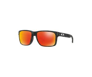 Oakley - Lunettes de soleil - Holbrook Matte Black Camo Prizm Ruby - Noir Noir