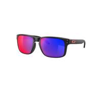 Oakley - Lunettes de soleil - Holbrook Matte Black Positive Red Iridium - Noir Noir