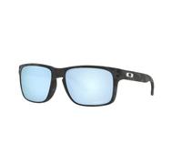 Oakley Homme OO9102 HOLBROOK 9102T9 Lunettes de soleil O_matter Gris Bleu Carré Polarisé Prizm