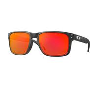Oakley Lunettes de soleil Homme Holbrook OO9102 9102E9 O_matter Noir/Rouge Carré Prizm