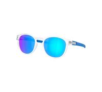 Oakley Lunettes de soleil Latch OO9265 Homme Neon Pop Monture Incolore mat Prizm Saphir
