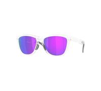 Oakley - Lunettes de soleil polarisantes - Frogskins Range XL Matte Clear/Prizm Violet pour Homme - Gris Gris