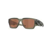 Oakley - Lunettes de soleil polarisantes - Instagator Matte Olive Ink/Prizm Tungsten Polar pour Homme - Gris Gris