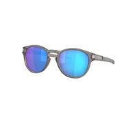 Oakley - Lunettes de soleil polarisées - Latch Matte Grey Ink / Prizm Sapphire Iridium Polarized - Noir Noir