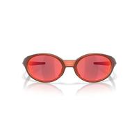 Oakley Lunettes de soleil polarisées rectangulaires OO9438 Eyejacket Redux pour homme, orange feu/Prizm Trail Torch 58 mm, Lampe torche Prizm orange feu, 58 mm