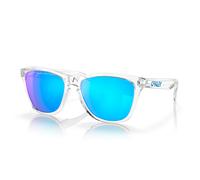 Oakley Unisex OO9013 FROGSKINS 9013D0 Lunettes de soleil O_matter Transparent Bleu Carré Normale Prizm Iridium