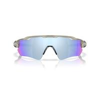 Oakley Lunettes de soleil rectangulaires OO9208 Radar EV Path pour homme, encre gris mat/Prizm Deep Water Polarised, 38 mm, encre gris mat/Prizm Deep Water polarisée, 38 mm, Encre gris mat/Prizm Deep