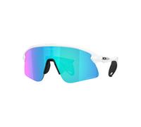 Oakley Lunettes de soleil Stunt Devil S Mixte Blanc mat Prizm Sapphire Taille unique 2025