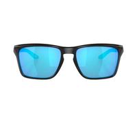 Oakley Homme Oakley OO9448 SYLAS 944824 Lunettes de soleil O_matter Noir Bleu Carré Normale Prizm Iridium