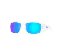Oakley - Lunettes de soleil - Tourniquet Pol Clear Prizm Sapphire - Blanc Blanc
