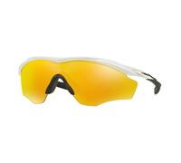 Oakley Unisex Oakley OO9343 M2 FRAME XL 934305 Lunettes de soleil O_matter Blanc Orange Masque Normale Prizm Iridium