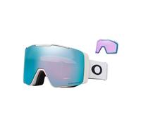 Oakley - Masque de ski avec 2 écrans - Line Miner Pro M Matte White Prizm Sapphire & Prizm Iced - Blanc Blanc