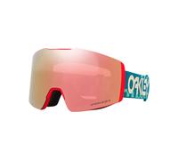 Oakley - Masque de ski - Fall Line M Pacific Chex Prizm Rose Gold - Bleu Bleu