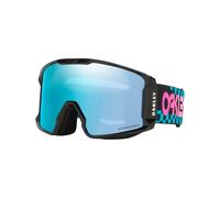 Oakley - Masque de ski - Line Miner L Chex Black Prizm Sapphire en Silicone - Rose Rose