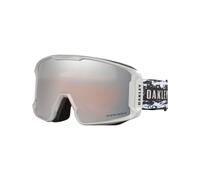 Oakley - Masque de ski - Line Miner M Ayumu Hirano Signature Prizm Black en Silicone - Blanc Blanc