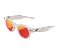 Oakley Lunettes de soleil Meta HSTN OW8002 Unisex Gris Warm Grey verres Prizm Ruby Réf. 0451