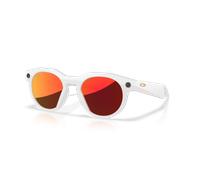 Oakley Lunettes de soleil Meta HSTN OW8002 Unisex Gris Warm Grey verres Prizm Ruby Réf. 0451
