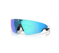 Lunettes Oakley Meta Vanguard blanches avec verre Prizm Sapphire