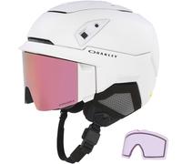 Oakley MOD7 white prizm rose gold iridium + visière de rechange prizm clear - M = 55 - 59 cm