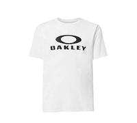 Oakley O Bark Short Sleeve T-Shirt, White/Black, Large