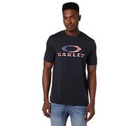 Oakley O Bark T-Shirt, Drapeau américain Noir, M Homme